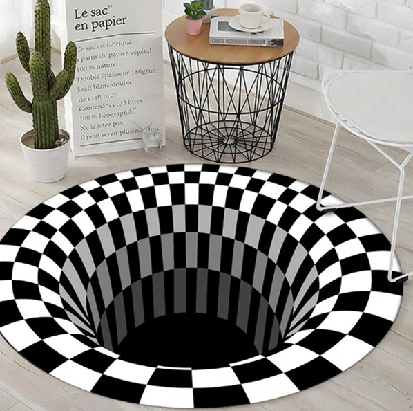 Alfombra efecto 3d
