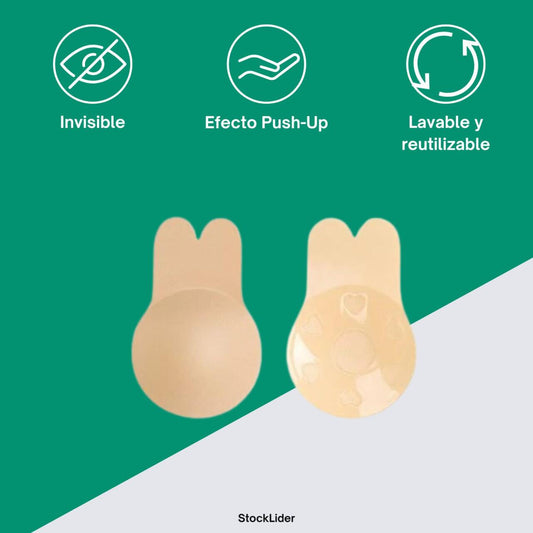 Sujetador de silicona para pecho push up