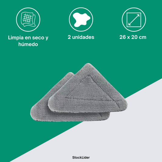 Recambios para mopa triangular