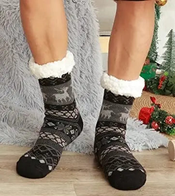 Calcetines navideños colores aleatorios 1 ud