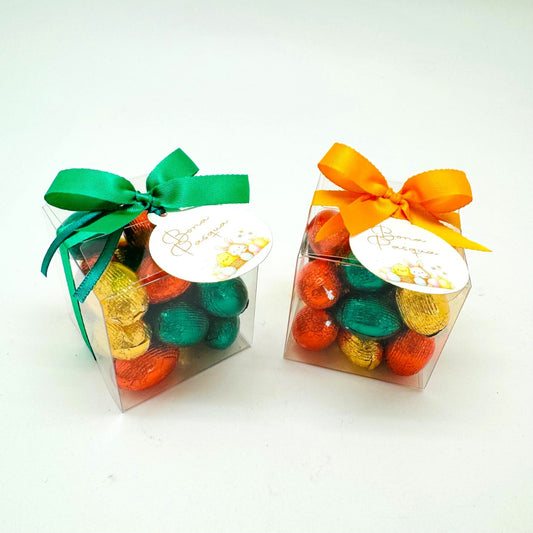 Estuche con lazo Bona Pascua 20 huevos choc., min.2*