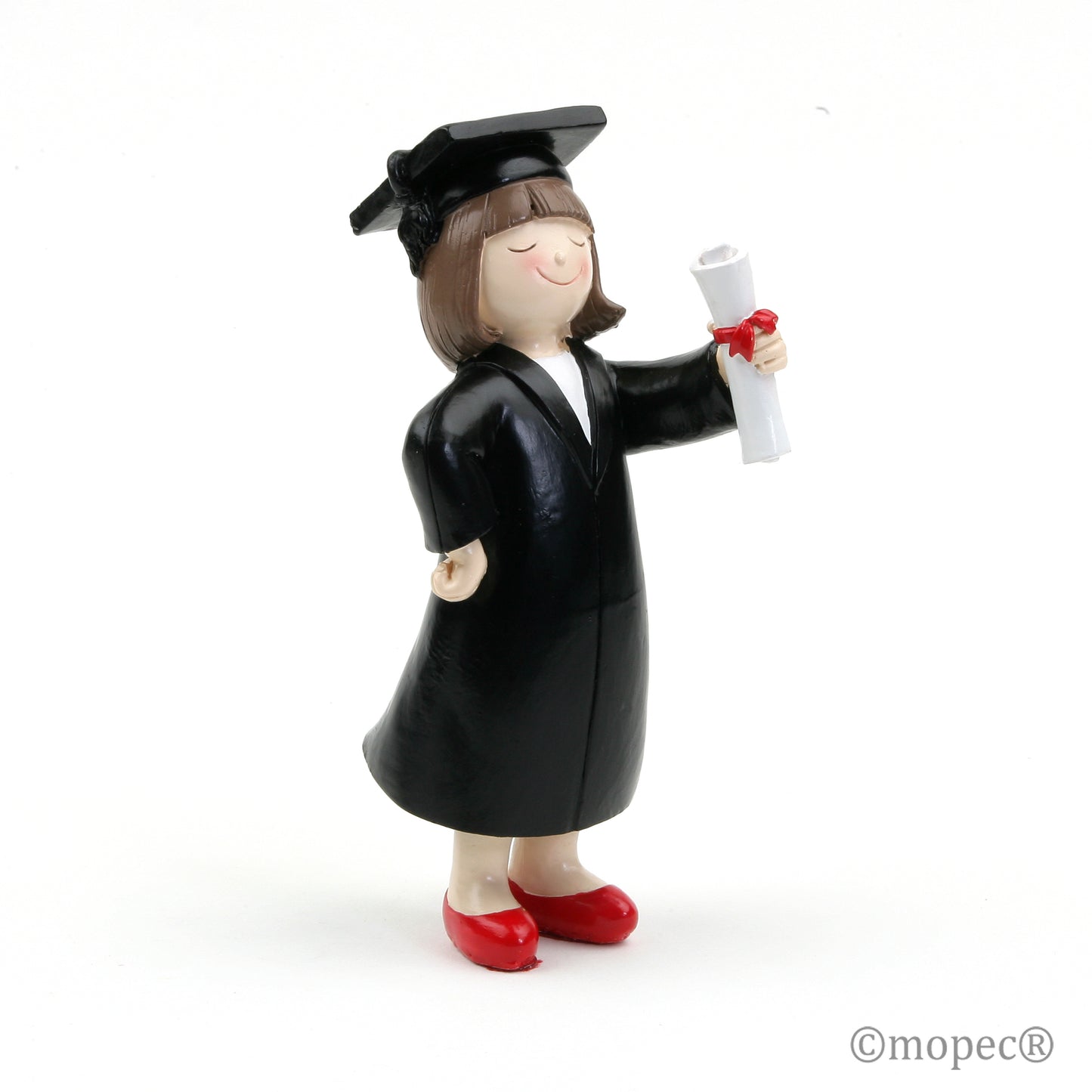 Figura pastel graduación chica 16,5cm.